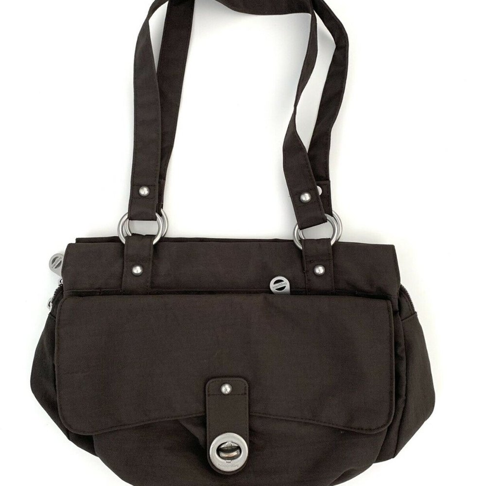 Baggallini Handbag Medium Size Dark Brown